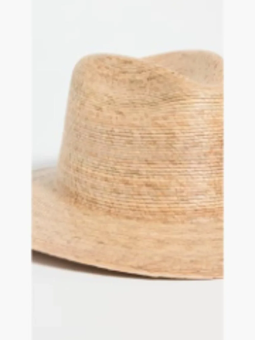 Women's Fedora Hat - Woven Straw, Pinched Crown, Adjustable